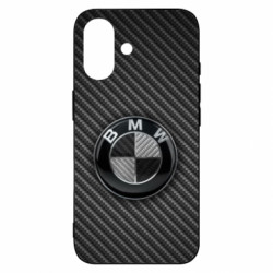 Чехол из раздела BMW BMW Carbon для Apple iPhone 16 - FATLINE Чехол из раздела BMW BMW Carbon для Apple iPhone 16
