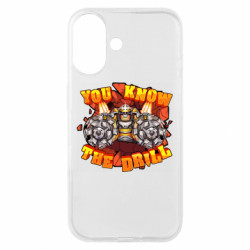 Чехол из раздела Deep Rock Galactic Deep Rock Galactic You know The drill для Apple iPhone 16 - FATLINE Чехол из раздела Deep Rock Galactic Deep Rock Galactic You know The drill для Apple iPhone 16