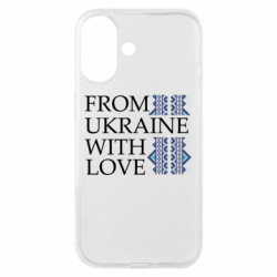 Чехол из раздела From Ukraine With Love From Ukraine With Love Вышиванка для Apple iPhone 16