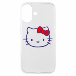 Чехол из раздела Hello Kitty Hello Kitty logo для Apple iPhone 16 - FATLINE Чехол из раздела Hello Kitty Hello Kitty logo для Apple iPhone 16
