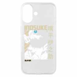 Чехол из раздела Demon Slayer Inosuke Slayer Art для Apple iPhone 16