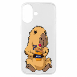 Чехол из раздела Любителям кофе Капибара на Кофейочек для Apple iPhone 16