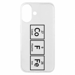 Чехол из раздела Любителям кофе Кофе Таблица Менделеева для Apple iPhone 16