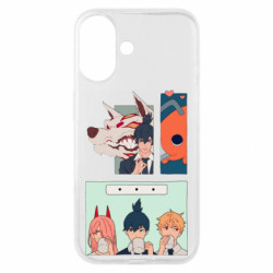 Чехол из раздела Человек-бензопила Команда Аки для Apple iPhone 16