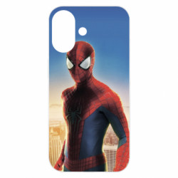 Чехол из раздела masha Человек паук для Apple iPhone 16 - FATLINE Чехол из раздела masha Человек паук для Apple iPhone 16