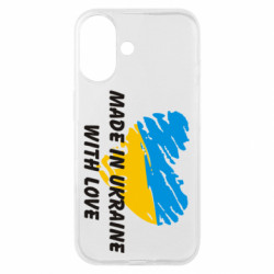 Чехол из раздела From Ukraine With Love Made in Ukraine with Love для Apple iPhone 16