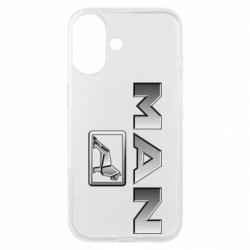 Чехол из раздела Грузовики Man logo and lion для Apple iPhone 16