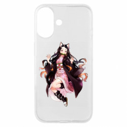 Чехол из раздела Demon Slayer Nezuko cat для Apple iPhone 16