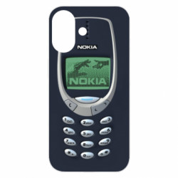 Чехол из раздела Old School Nokia 3310 для Apple iPhone 16 - FATLINE Чехол из раздела Old School Nokia 3310 для Apple iPhone 16
