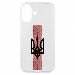 Чехол из раздела From Ukraine With Love Орнамент с трезубцем для Apple iPhone 16