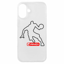 Чехол из раздела Баскетбол And1 для Apple iPhone 16 Plus