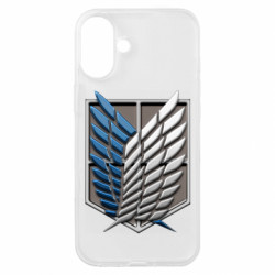 Чехол из раздела Атака на титанов Attack Titan Survey Corps Logo 3D для Apple iPhone 16 Plus