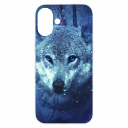 Чехол из раздела Волк Blue-eyed wolf для Apple iPhone 16 Plus