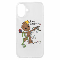 Чехол из раздела Стражи Галактики Christmas Groot для Apple iPhone 16 Plus