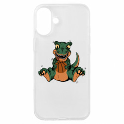 Чехол из раздела Баскетбол Dinosaur and basketball для Apple iPhone 16 Plus