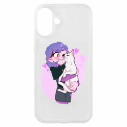 Чехол из раздела Дом совы Эмити с котом для Apple iPhone 16 Plus - FATLINE Чехол из раздела Дом совы Эмити с котом для Apple iPhone 16 Plus