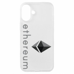 Чехол из раздела Ethereum Ethereum для Apple iPhone 16 Plus - FATLINE Чехол из раздела Ethereum Ethereum для Apple iPhone 16 Plus