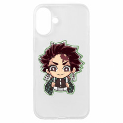 Чехол из раздела Demon Slayer Exited Tanjiro для Apple iPhone 16 Plus