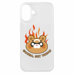Чехол из раздела Genshin Impact Guoba Get Them для Apple iPhone 16 Plus
