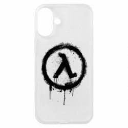 Чехол из раздела Half-Life Half life logo graffiti для Apple iPhone 16 Plus