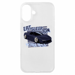 Чехол из раздела Honda Honda NSX Eat, sleep, JDM для Apple iPhone 16 Plus
