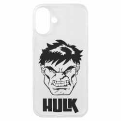 Чехол из раздела Hulk Hulk face для Apple iPhone 16 Plus - FATLINE Чехол из раздела Hulk Hulk face для Apple iPhone 16 Plus