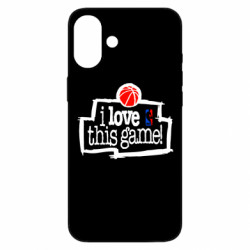Чехол из раздела Баскетбол I love this Game для Apple iPhone 16 Plus