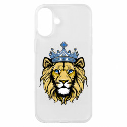 Чехол из раздела Тигр Лев в короне для Apple iPhone 16 Plus