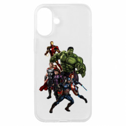 Чехол из раздела Мстители Мстители Фан Арт для Apple iPhone 16 Plus - FATLINE Чехол из раздела Мстители Мстители Фан Арт для Apple iPhone 16 Plus