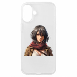 Чехол из раздела Атака на титанов Микаса из Атаки на Титанов для Apple iPhone 16 Plus