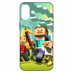Чехол из раздела Minecraft Minecraft1 для Apple iPhone 16 Plus - FATLINE Чехол из раздела Minecraft Minecraft1 для Apple iPhone 16 Plus