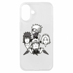 Чехол из раздела Саске Учиха Naruto team 07 для Apple iPhone 16 Plus - FATLINE Чехол из раздела Саске Учиха Naruto team 07 для Apple iPhone 16 Plus