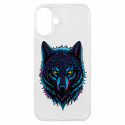 Чехол из раздела Волк Неоновый волк для Apple iPhone 16 Plus
