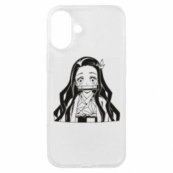 Чехол из раздела Demon Slayer Незуко для Apple iPhone 16 Plus