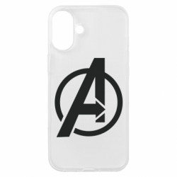 Чохол з розділу Месники Сaptain Аmerica logo для Apple iPhone 16 Plus - FATLINE Чохол з розділу Месники Сaptain Аmerica logo для Apple iPhone 16 Plus