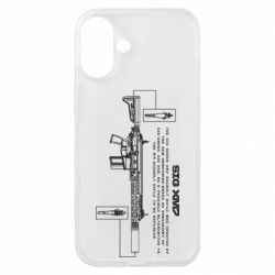 Чехол из раздела Strength and Power: Weapons SIG XM7 для Apple iPhone 16 Plus - FATLINE Чехол из раздела Strength and Power: Weapons SIG XM7 для Apple iPhone 16 Plus