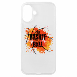 Чехол из раздела Баскетбол Настоящий Баскетбол для Apple iPhone 16 Plus