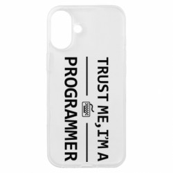 Чехол из раздела Программистам Trust me, i'm a programmer для Apple iPhone 16 Plus - FATLINE Чехол из раздела Программистам Trust me, i'm a programmer для Apple iPhone 16 Plus