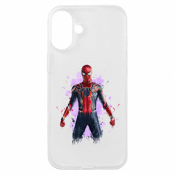 Чехол из раздела Человек-паук Железный человек паук для Apple iPhone 16 Plus - FATLINE Чехол из раздела Человек-паук Железный человек паук для Apple iPhone 16 Plus