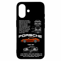Чехол из раздела Legendary Cars Porsche 911 для Apple iPhone 16 - FATLINE Чехол из раздела Legendary Cars Porsche 911 для Apple iPhone 16