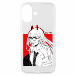 Чехол из раздела Человек-бензопила Power red для Apple iPhone 16