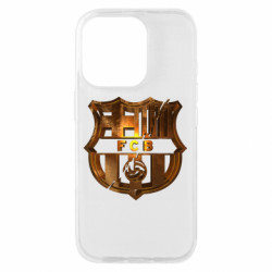 Чехол из раздела Барселона (Barcelona) ФК Барселона gold для Apple iPhone 16 Pro
