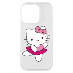 Чехол из раздела Hello Kitty Kitty балярина для Apple iPhone 16 Pro - FATLINE Чехол из раздела Hello Kitty Kitty балярина для Apple iPhone 16 Pro