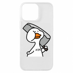Чехол из раздела Оружие украинцев Гусь с топором для Apple iPhone 16 Pro Max