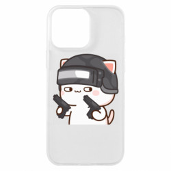 Чехол из раздела Оружие украинцев Котик С Пистолетами для Apple iPhone 16 Pro Max