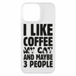 Чехол из раздела Любителям кофе Люблю кофе и котов для Apple iPhone 16 Pro Max