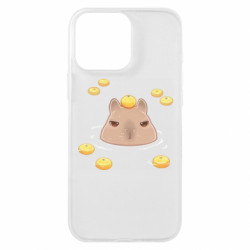 Чехол из раздела Капибара Морда капибары для Apple iPhone 16 Pro Max - FATLINE Чехол из раздела Капибара Морда капибары для Apple iPhone 16 Pro Max