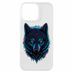 Чехол из раздела Волк Неоновый волк для Apple iPhone 16 Pro Max