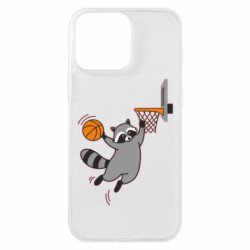 Чехол из раздела Баскетбол Енот-баскетболист слэм-данк для Apple iPhone 16 Pro Max