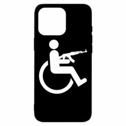 Чехол из раздела Оружие украинцев Человек с инвалидностью АК-47 для Apple iPhone 16 Pro Max